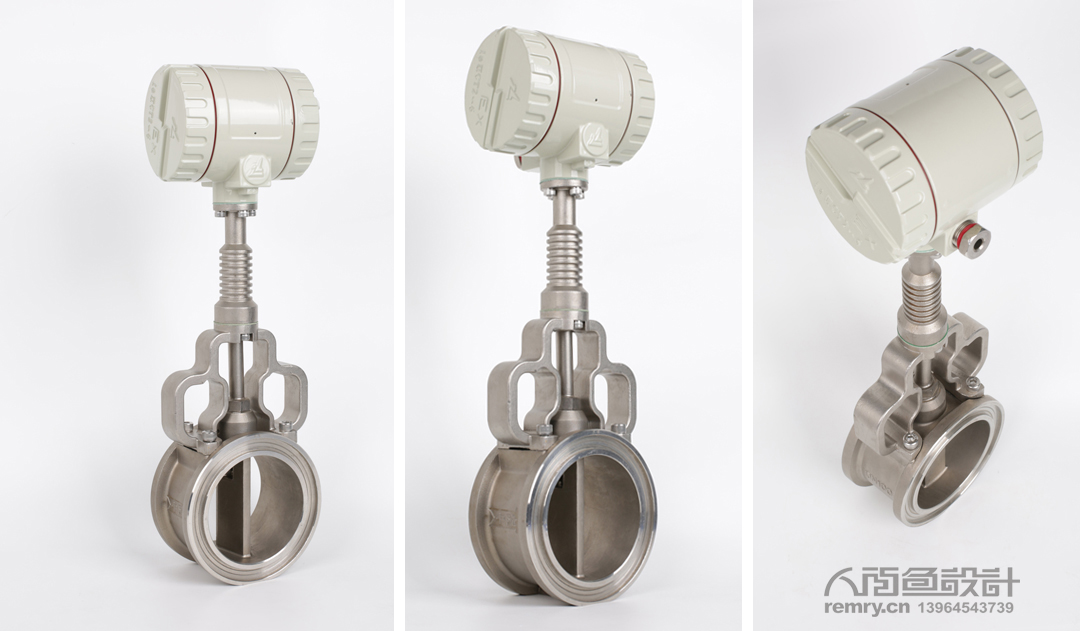 烟台产品摄影,烟台仪表摄影,涡街流量计摄影