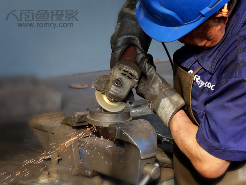 扳手生产角磨摄影
