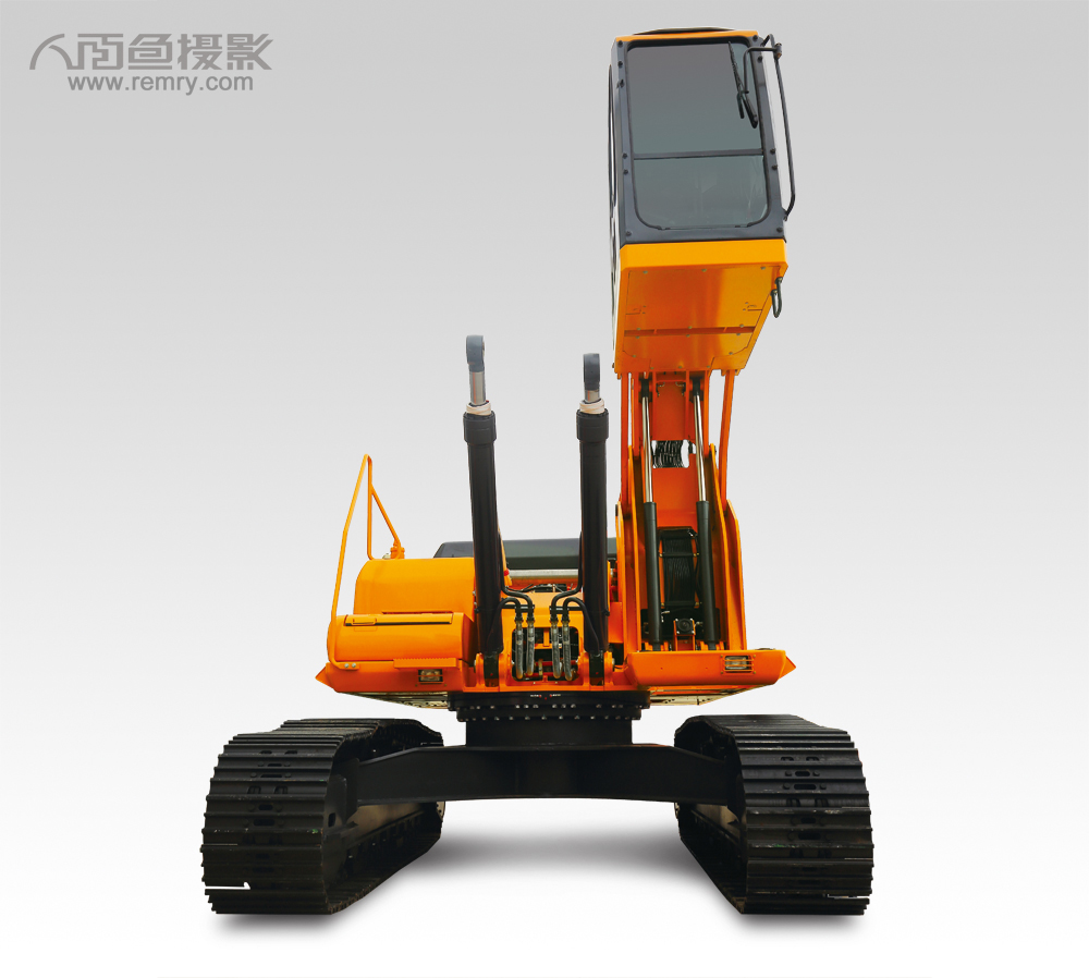 烟台掘机升降驾驶舱摄影