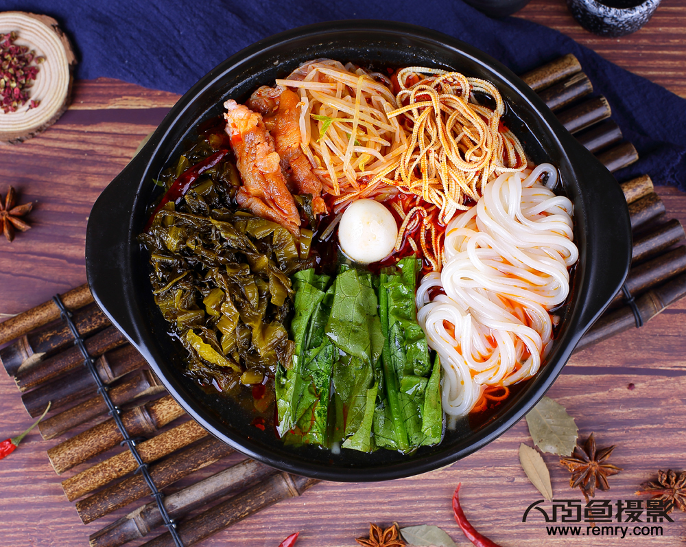 烟台米线摄影,酸菜米线摄影,烟台过桥米线摄影