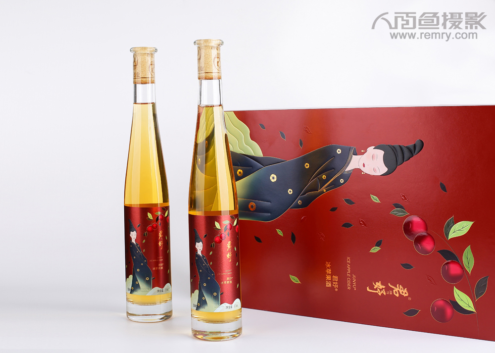 冰苹果酒摄影,烟台冰酒摄影,烟台苹果冰酒摄影