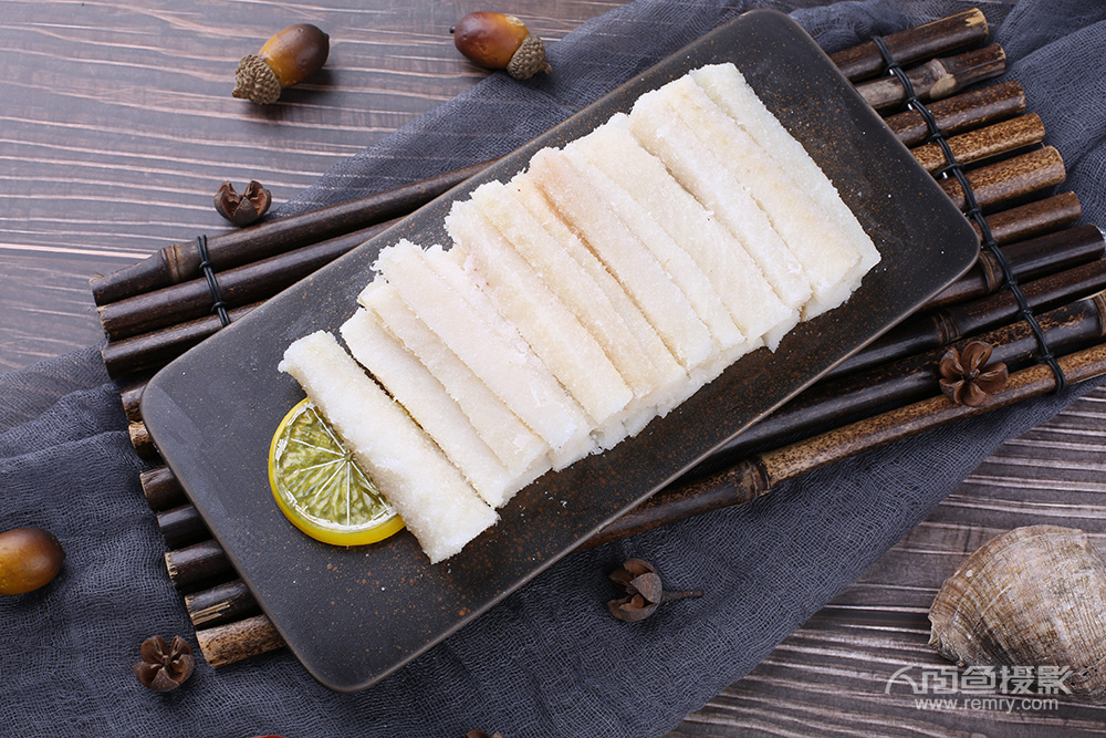 烟台盐渍鳕鱼条摄影