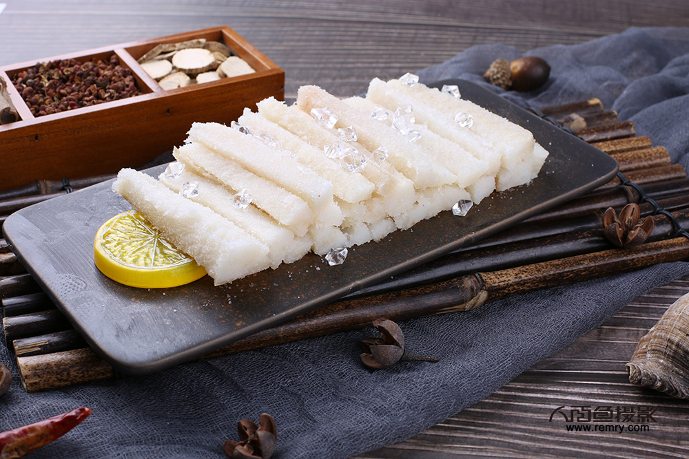 烟台盐渍鳕鱼条摄影，烟台产品摄影