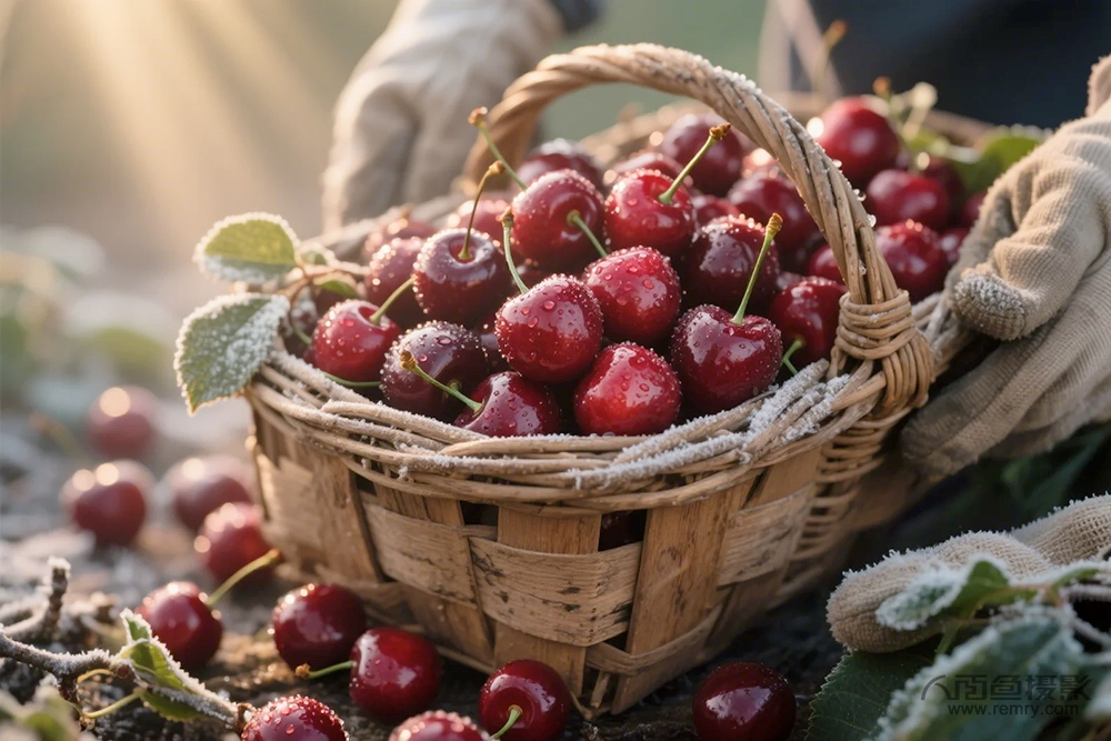 烟台黑珍珠樱桃摄影