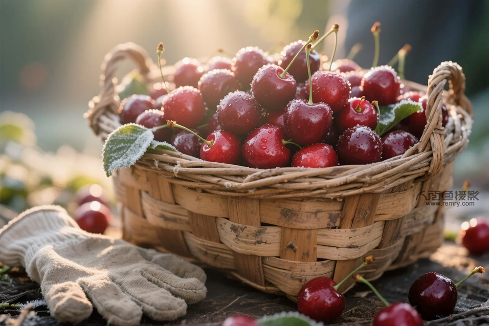 自然光大樱桃拍摄