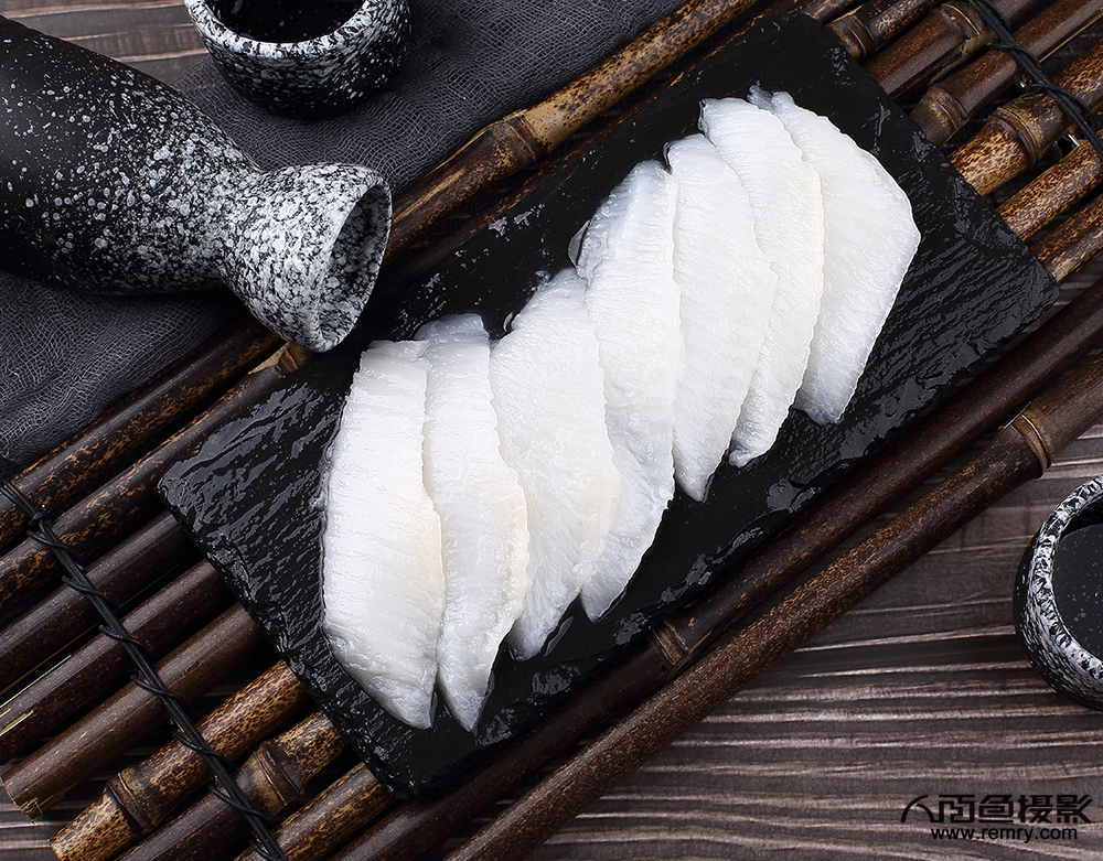 烟台冻箭齿鲽鱼边摄影，水产摄影